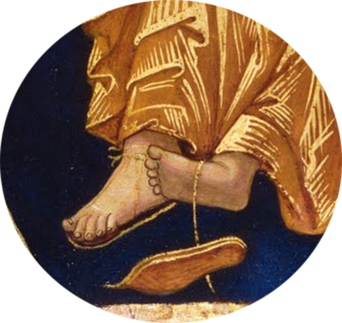 El icono de la Madre de Dios de la Pasión (VI) - Los pies y las